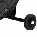 vidaXL fekete ipari dobventilátor 77 cm 187,7 W
