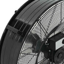 vidaXL fekete ipari dobventilátor 77 cm 187,7 W