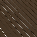 vidaXL barna acél kerti asztal 190 x 80 x 72 cm