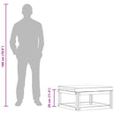 vidaXL tömör akácfa lábtartó krémfehér párnával