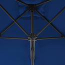 vidaXL kék kültéri napernyő acélrúddal 300 x 230 cm