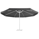 vidaXL antracitszürke kültéri napernyő csereponyva 515 cm