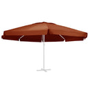 vidaXL terrakotta kültéri napernyőponyva 610 cm