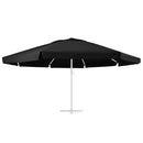 vidaXL fekete kültéri napernyőponyva 610 cm