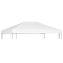 vidaXL fehér pavilon-tetőponyva 270 g/m²  4 x 3 m