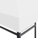 vidaXL fehér pavilon-tetőponyva 270 g/m²  4 x 3 m