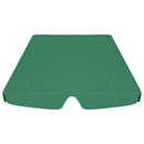 vidaXL zöld csere ponyva kerti hintaágyhoz 188/168 x 145/110 cm