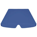 vidaXL kék csere ponyva kerti hintaágyhoz 188/168 x 145/110 cm