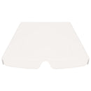 vidaXL fehér csere ponyva kerti hintaágyhoz 188/168 x 145/110 cm