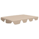 vidaXL bézs csere ponyva kerti hintaágyhoz 150/130 x 105/70 cm