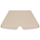 vidaXL bézs csere ponyva kerti hintaágyhoz 150/130 x 105/70 cm