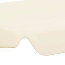 vidaXL krémszínű csere ponyva kerti hintaágyhoz 150/130 x 105/70 cm