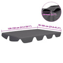 vidaXL antracit csere ponyva kerti hintaágyhoz 150/130 x 105/70 cm