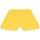 vidaXL sárga csere ponyva kerti hintaágyhoz 150/130 x 105/70 cm