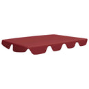 vidaXL bordó csere ponyva kerti hintaágyhoz 150/130 x 105/70 cm