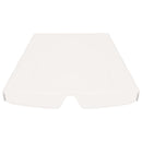 vidaXL fehér csere ponyva kerti hintaágyhoz 150/130 x 105/70 cm