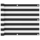 vidaXL antracitszürke-fehér oxford-szövet erkélyparaván 75 x 300 cm