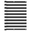 vidaXL antracitszürke-fehér oxford-szövet erkélyparaván 120 x 400 cm