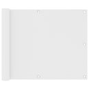 vidaXL fehér oxford-szövet erkélyparaván 75 x 400 cm