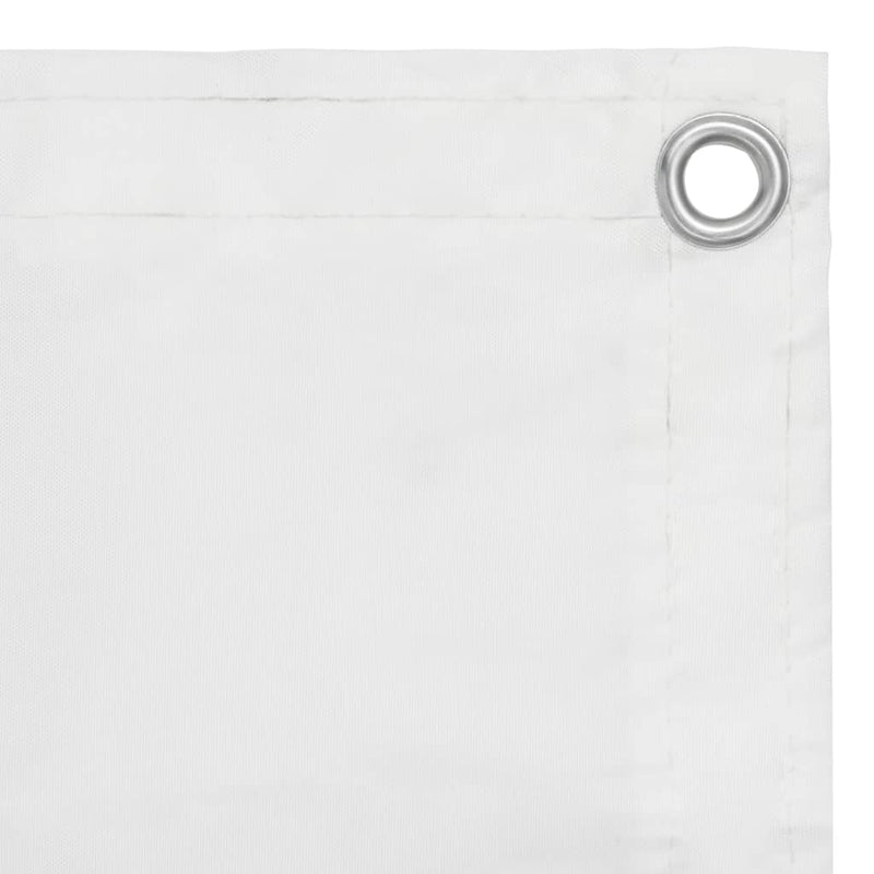 vidaXL fehér oxford-szövet erkélyparaván 75 x 400 cm