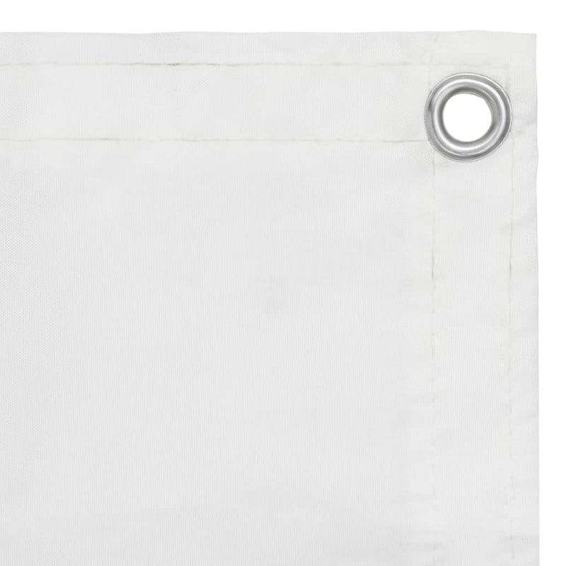 vidaXL fehér oxford-szövet erkélyparaván 90 x 300 cm