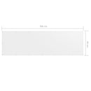 vidaXL fehér oxford-szövet erkélyparaván 90 x 300 cm