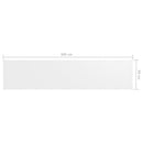 vidaXL fehér oxford-szövet erkélyparaván 90 x 400 cm