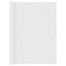 vidaXL fehér oxford-szövet erkélyparaván 120 x 300 cm