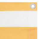 vidaXL fehér-sárga oxford-szövet erkélyparaván 120 x 600 cm