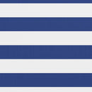 vidaXL fehér-kék oxford-szövet erkélyparaván 75 x 300 cm