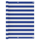 vidaXL fehér-kék oxford-szövet erkélyparaván 120 x 500 cm