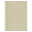 vidaXL krémszínű oxford-szövet erkélynapellenző 120 x 600 cm