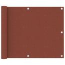 vidaXL terrakotta oxford-szövet erkélyparaván 75 x 300 cm