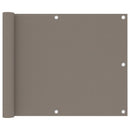 vidaXL tópszínű oxford-szövet erkélynapellenző 75 x 400 cm