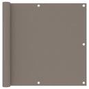 vidaXL tópszínű oxford-szövet erkélyparaván 90 x 400 cm