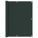 vidaXL sötétzöld oxford-szövet erkélyparaván 120 x 300 cm