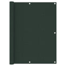 vidaXL sötétzöld oxford-szövet erkélyparaván 120 x 400 cm