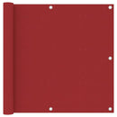 vidaXL piros oxford-szövet erkélyparaván 90 x 600 cm