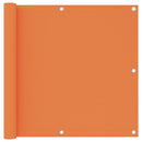 vidaXL narancssárga oxford-szövet erkélyparaván 90 x 500 cm