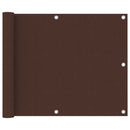 vidaXL barna oxford-szövet erkélyparaván 75 x 500 cm