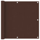 vidaXL barna oxford-szövet erkélyparaván 90 x 300 cm