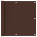 vidaXL barna oxford-szövet erkélyparaván 90 x 500 cm