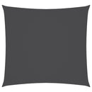 vidaXL antracitszürke négyzet alakú oxford-szövet napvitorla 4 x 4 m