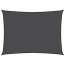 vidaXL antracitszürke téglalap alakú oxford-szövet napvitorla 2,5x4 m