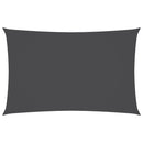 vidaXL antracitszürke téglalap alakú oxford-szövet napvitorla 2,5x5 m