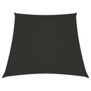 vidaXL antracitszürke trapéz alakú oxford-szövet napvitorla 2/4 x 3 m