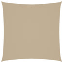 vidaXL bézs négyzet alakú oxford-szövet napvitorla 4 x 4 m