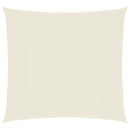 vidaXL krémszínű négyzet alakú oxford-szövet napvitorla 4 x 4 m
