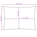 vidaXL krémszínű téglalap alakú oxford-szövet napvitorla 2 x 3,5 m