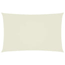 vidaXL krémszínű téglalap alakú oxford-szövet napvitorla 5 x 8 m